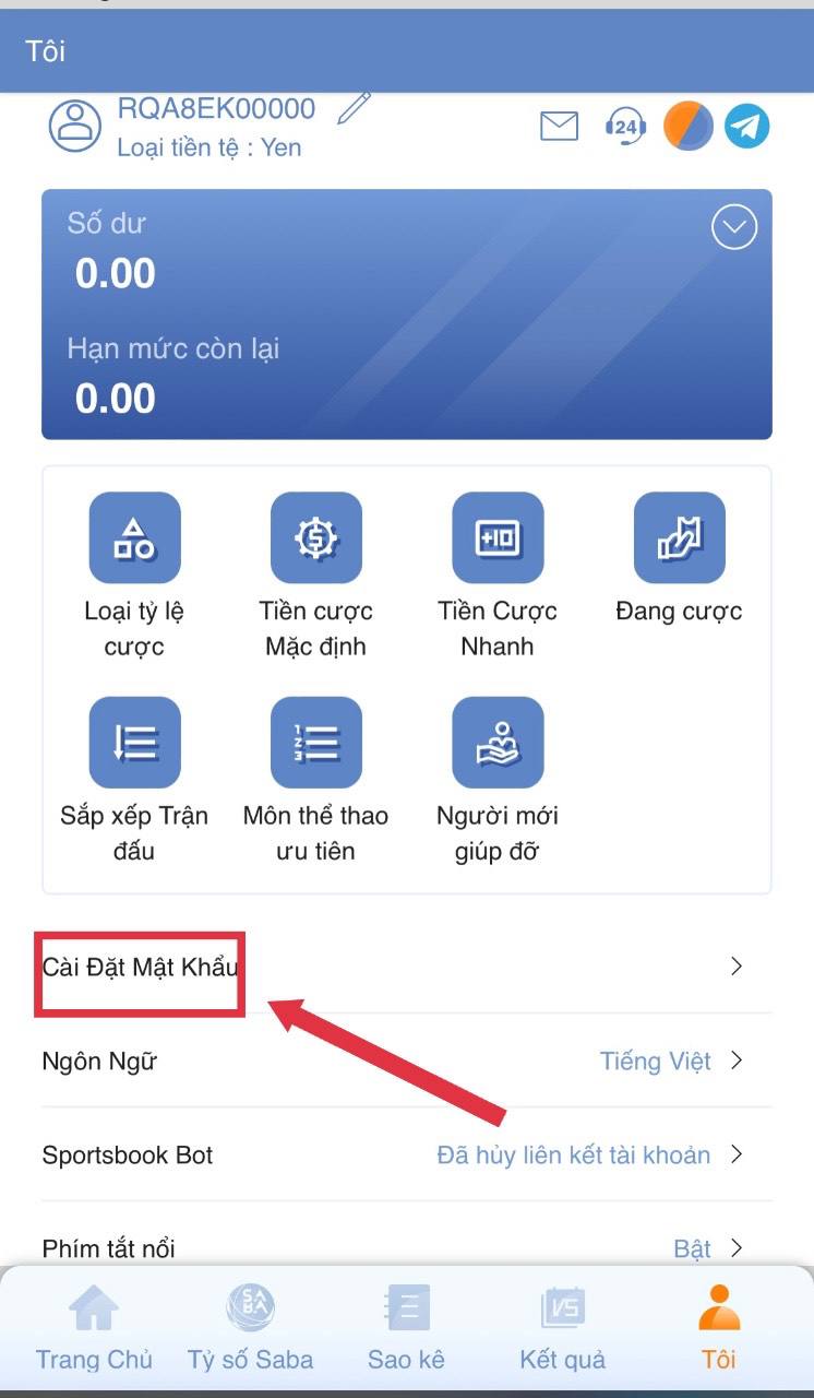Cài đặt mật khẩu Viva88 Cài đặt mật khẩu Viva88